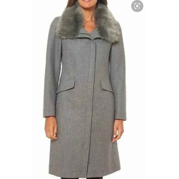 VINCE Camuto faux fur wool coat women's size 3X new!!! - Picture 11 of 11